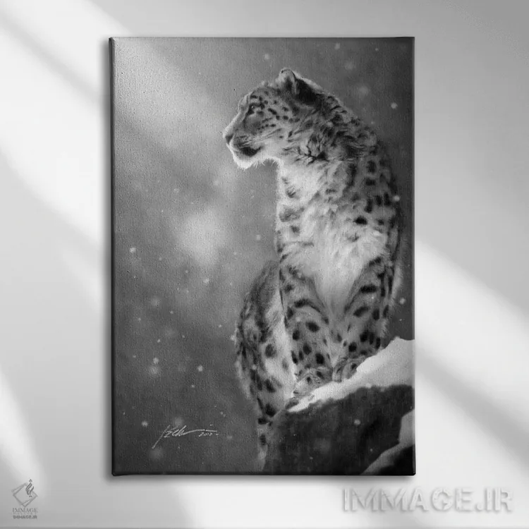 تابلو دکوراتیو بر لبه اثر جف اچواریا - نمای روبهرو روی دیوار