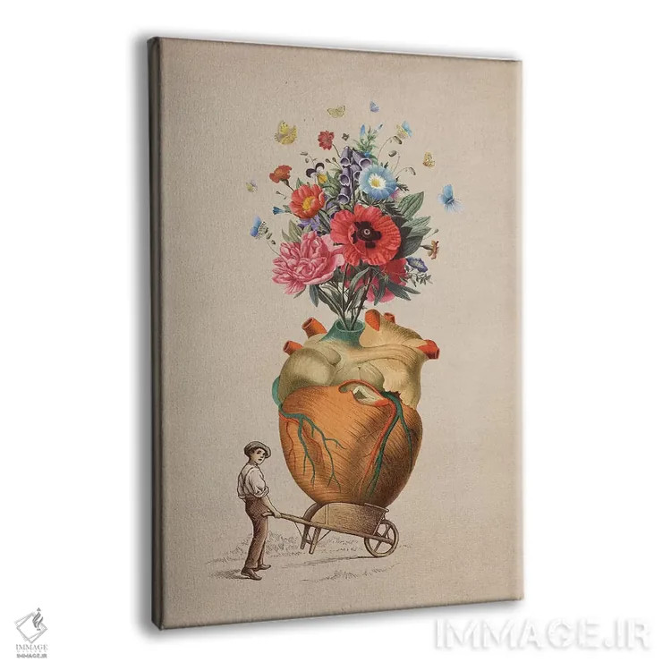 تابلو دکوراتیو هدیه ای برای تو اثر انکل دیکا - نمای پرسپکتیو محصول