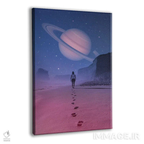 تابلو دکوراتیو نگاهی به یک رویا اثر انکل دیکا - نمای پرسپکتیو محصول