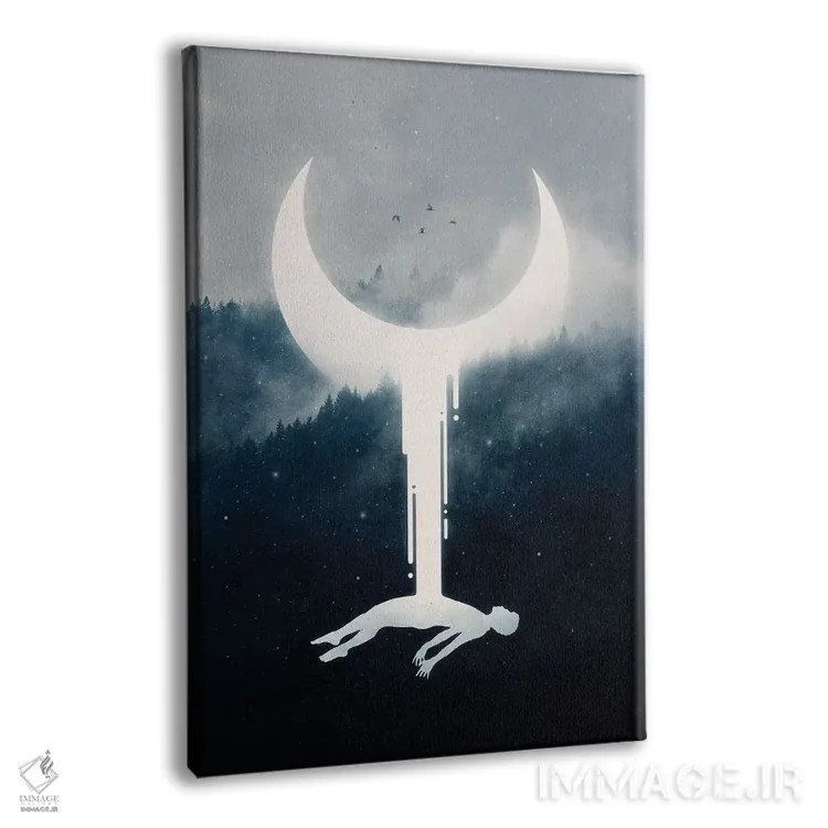 تابلو دکوراتیو نورافشانی اثر انکل دیکا - نمای پرسپکتیو محصول