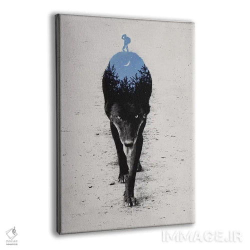 تابلو دکوراتیو درون جنگل اثر انکل دیکا - نمای پرسپکتیو محصول