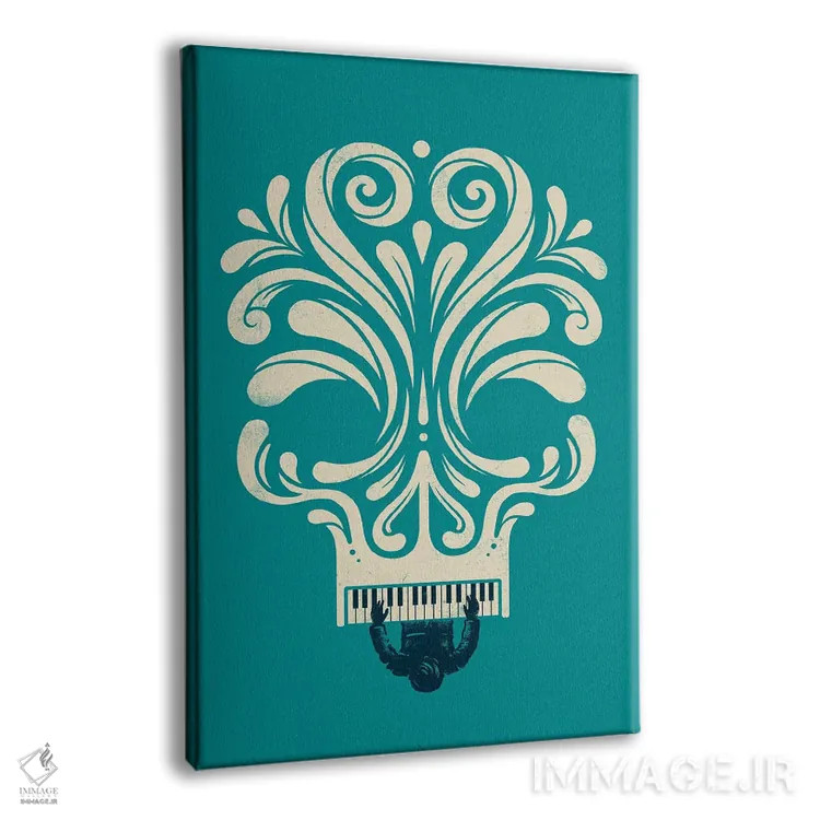 تابلو دکوراتیو آهنگ کشنده ۴ اثر انکل دیکا - نمای پرسپکتیو محصول