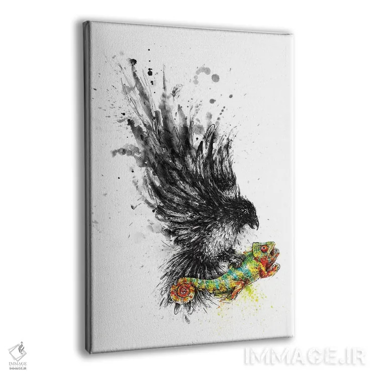 تابلو دکوراتیو یکنواختی بازمی گردد اثر انکل دیکا - نمای پرسپکتیو محصول