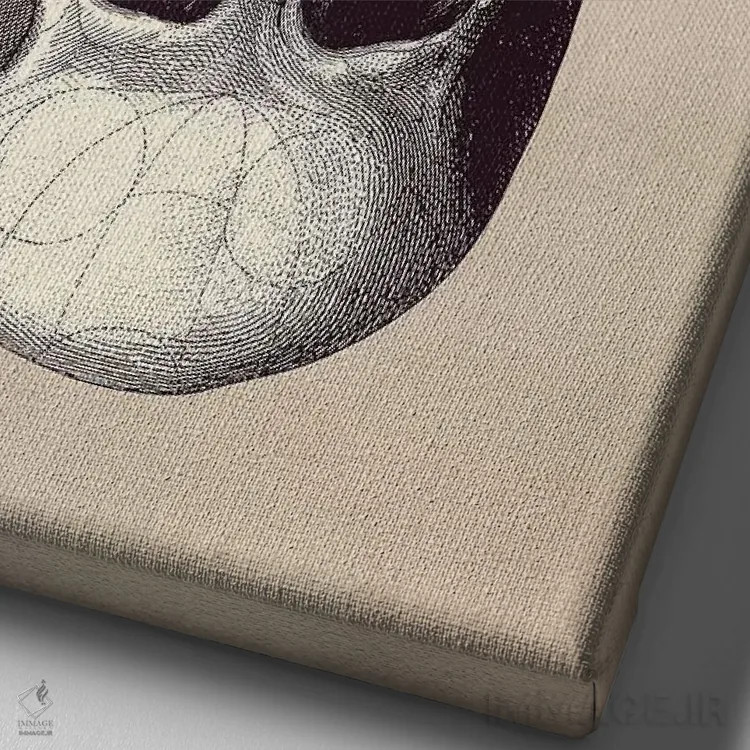 تابلو دکوراتیو سوغات ۲۲ اثر انکل دیکا - نمای نزدیک بافت بوم