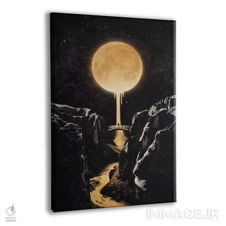 تابلو دکوراتیو تابیده از ماه اثر انکل دیکا - نمای پرسپکتیو محصول