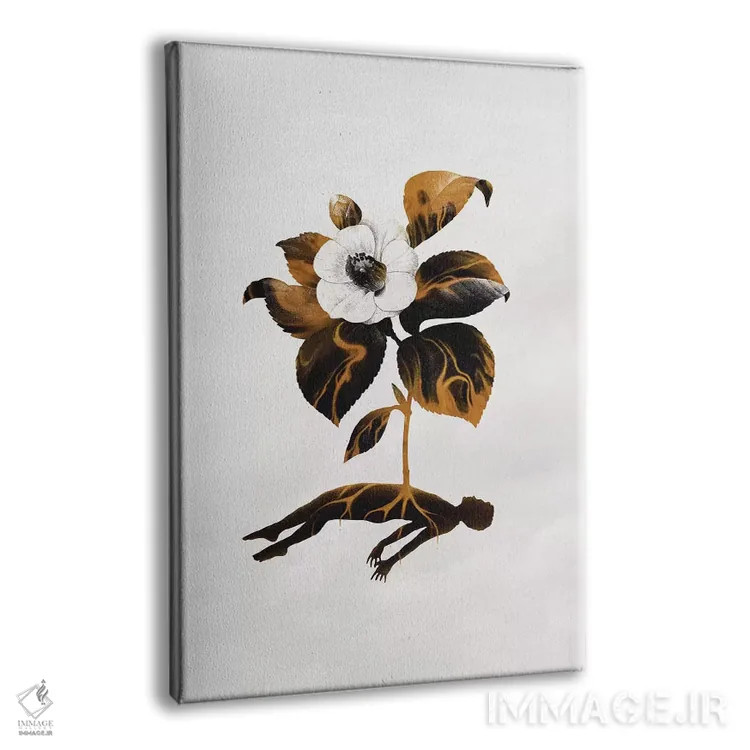 تابلو دکوراتیو ظرافت ترسناک زندگی اثر انکل دیکا - نمای پرسپکتیو محصول