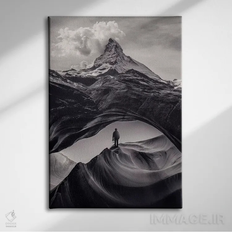 تابلو دکوراتیو حیات وحش شگفت انگیز ۱ اثر انکل دیکا - نمای روبهرو روی دیوار