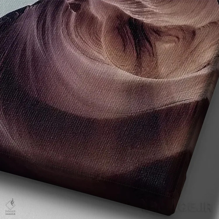 تابلو دکوراتیو حیات وحش شگفت انگیز ۲ اثر انکل دیکا - نمای نزدیک بافت بوم