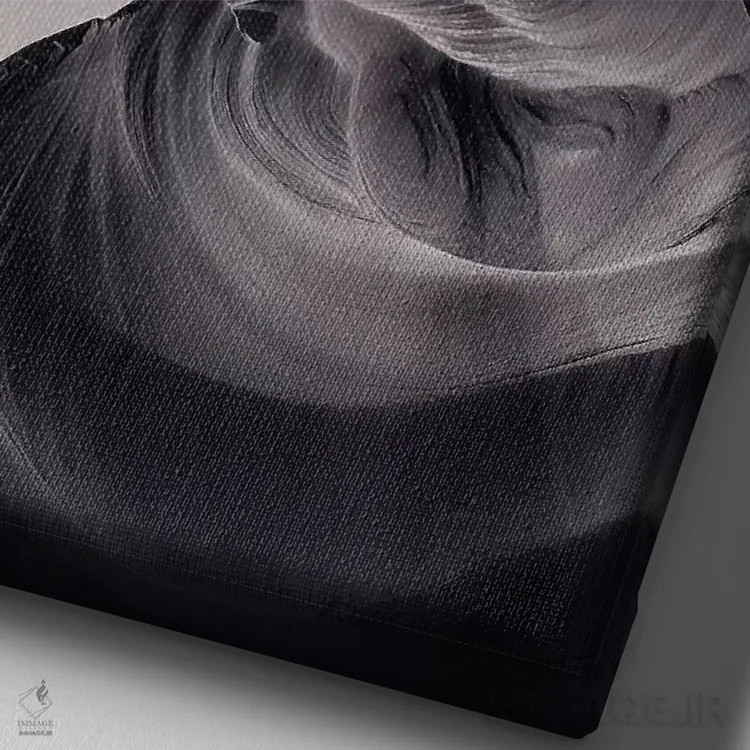 تابلو دکوراتیو حیات وحش شگفت انگیز ۱ اثر انکل دیکا - نمای نزدیک بافت بوم