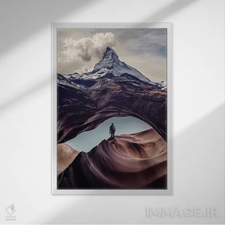 تابلو دکوراتیو حیات وحش شگفت انگیز ۲ اثر انکل دیکا - نمای قابدار سفید