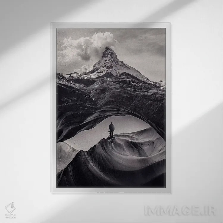 تابلو دکوراتیو حیات وحش شگفت انگیز ۱ اثر انکل دیکا - نمای قابدار سفید