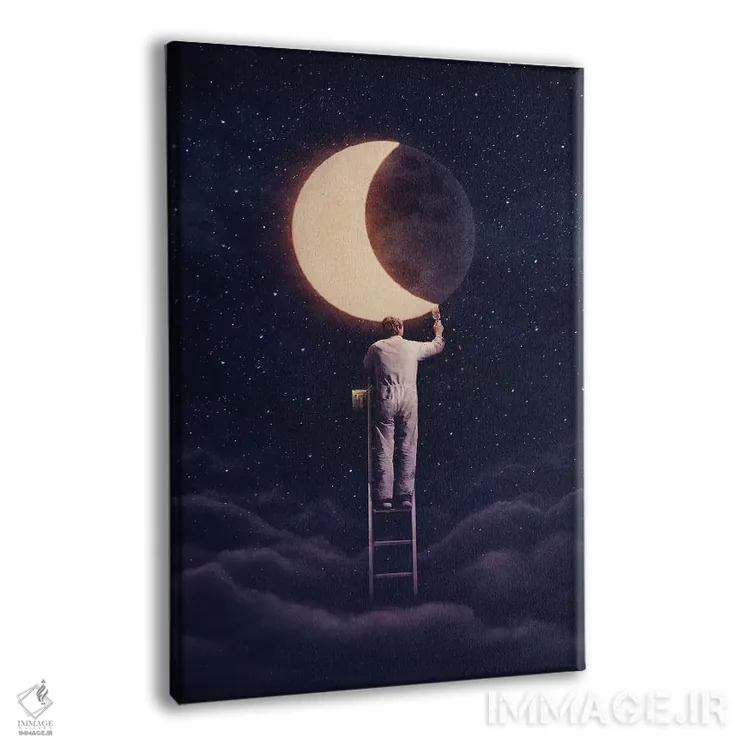 تابلو دکوراتیو شب را دریاب اثر انکل دیکا - نمای پرسپکتیو محصول