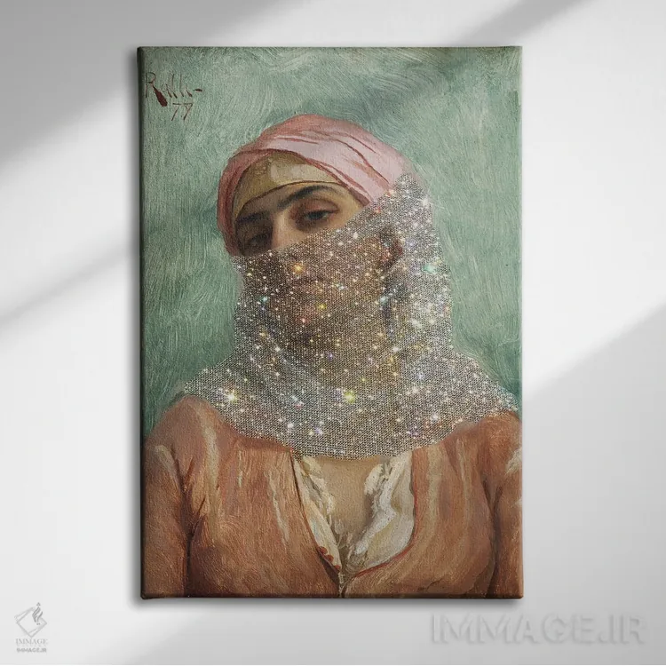 تابلو دکوراتیو زیبایی ۳ اثر آرت اله - نمای روبهرو روی دیوار