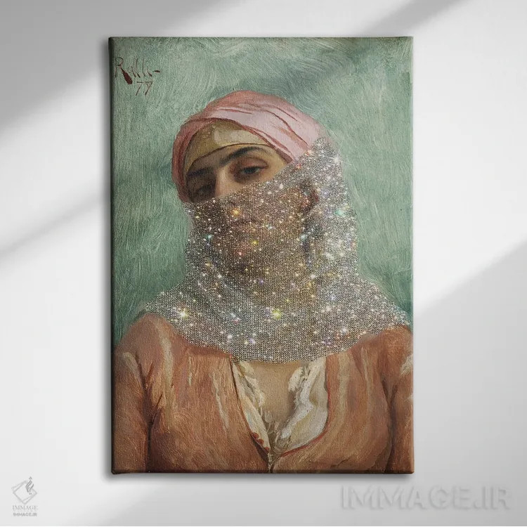 تابلو دکوراتیو زیبایی ۳ اثر آرت اله - نمای روبهرو روی دیوار