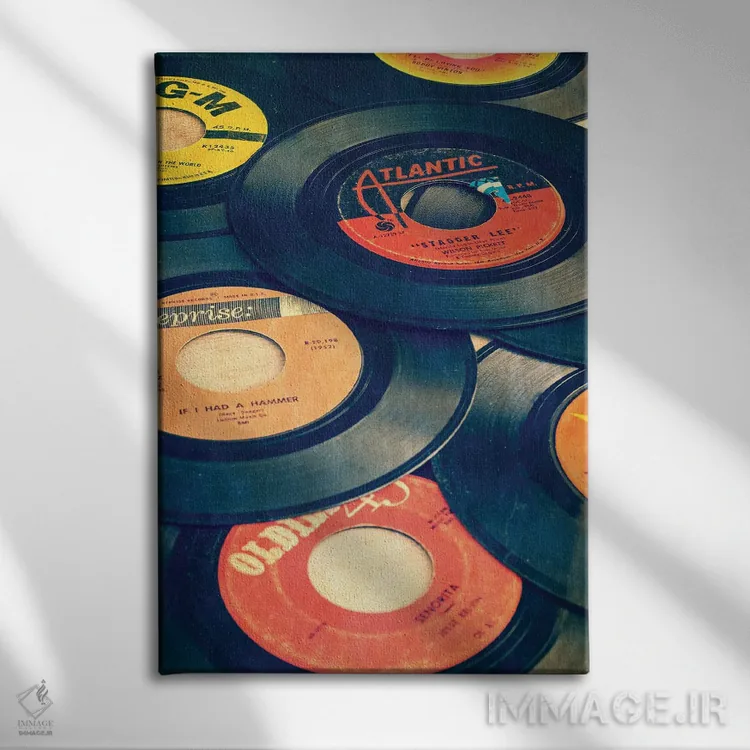 تابلو دکوراتیو صفحات قدیمی اثر ادوارد ام. فیلباورگ - نمای روبهرو روی دیوار