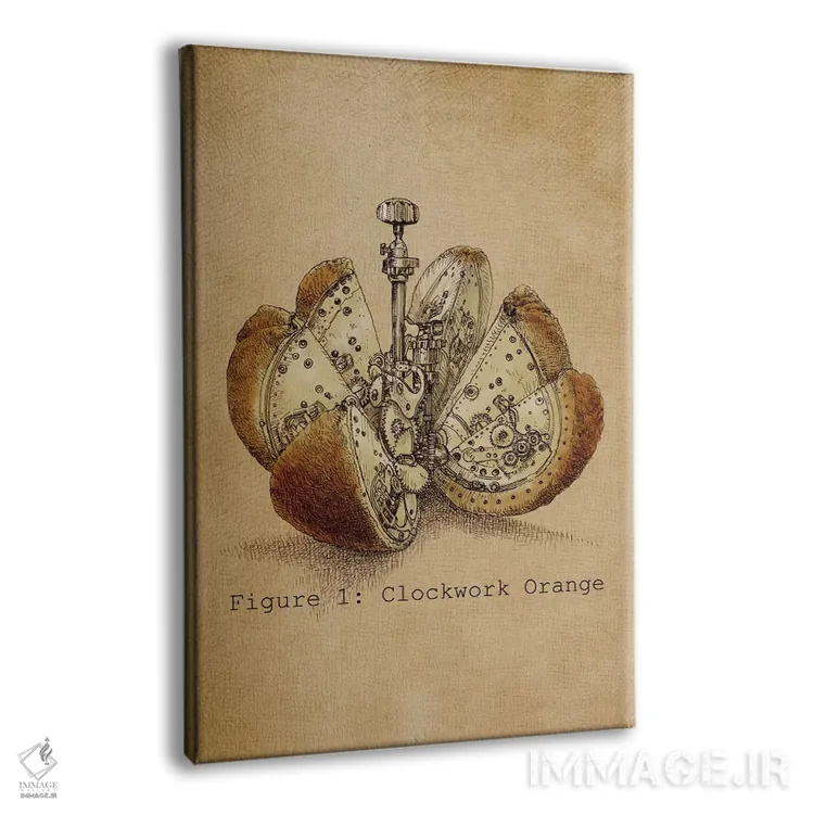 تابلو دکوراتیو پرتقال کوکی اثر اریک فن - نمای پرسپکتیو محصول