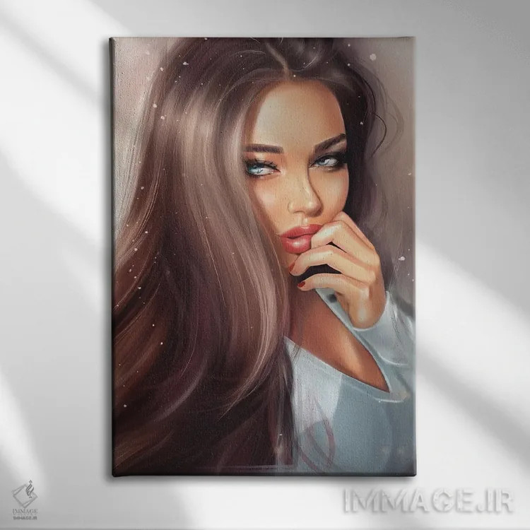 تابلو دکوراتیو زیبایی اثر ارین فلیس - نمای روبهرو روی دیوار