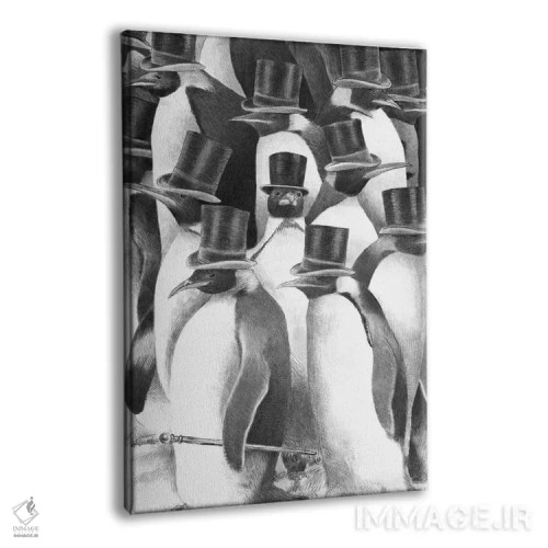 تابلو دکوراتیو گردهمایی آقایان اثر اریک فن - نمای پرسپکتیو محصول