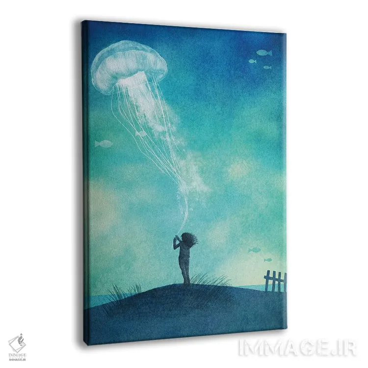 تابلو دکوراتیو آنچه درباره عروس دریایی باید دانست اثر اریک فن - نمای پرسپکتیو محصول