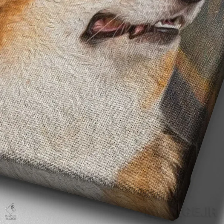 تابلو دکوراتیو پارس اثر آرت اله - نمای نزدیک بافت بوم