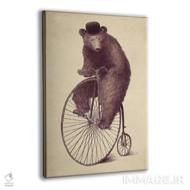 تابلو دکوراتیو سواری صبحگاهی اثر اریک فن - نمای پرسپکتیو محصول