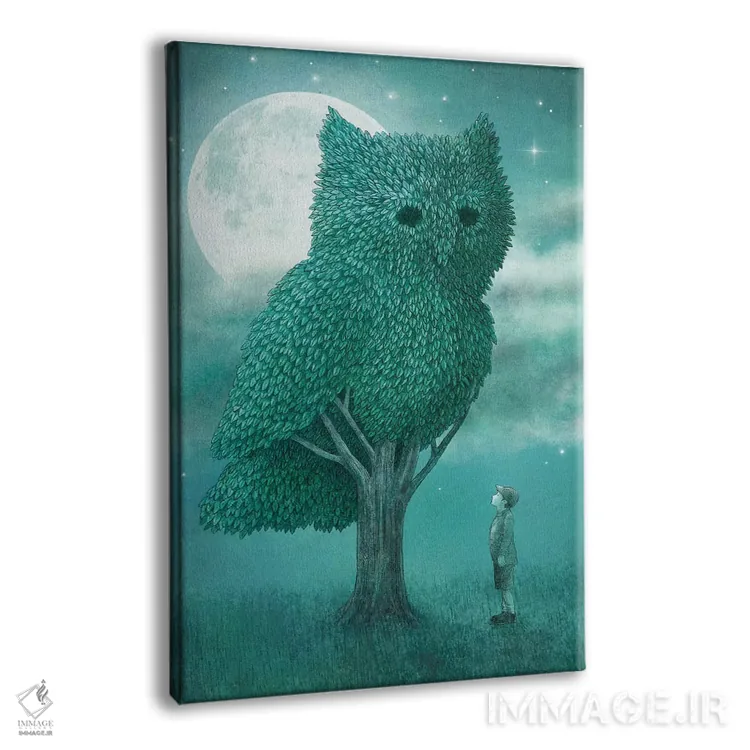 تابلو دکوراتیو اثر روی جلد - نمای پرسپکتیو محصول