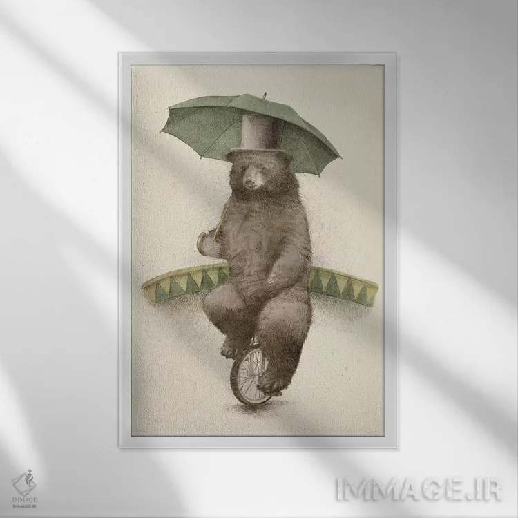 تابلو دکوراتیو فردریک اثر اریک فن - نمای قابدار سفید