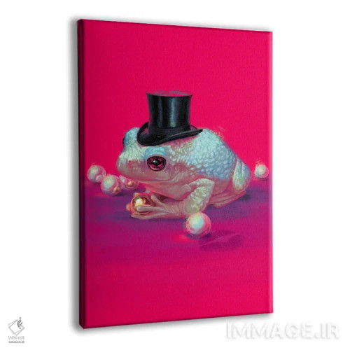 تابلو دکوراتیو فقط یک قورباغه اثر اران فاولر - نمای پرسپکتیو محصول