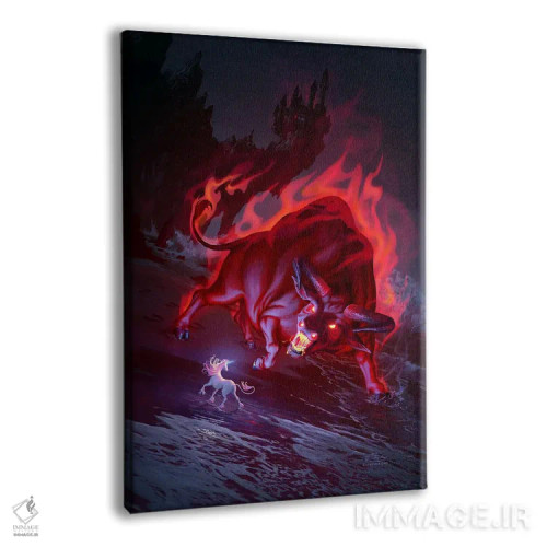 تابلو دکوراتیو آخرین بازمانده گونه خود اثر اران فاولر - نمای پرسپکتیو محصول