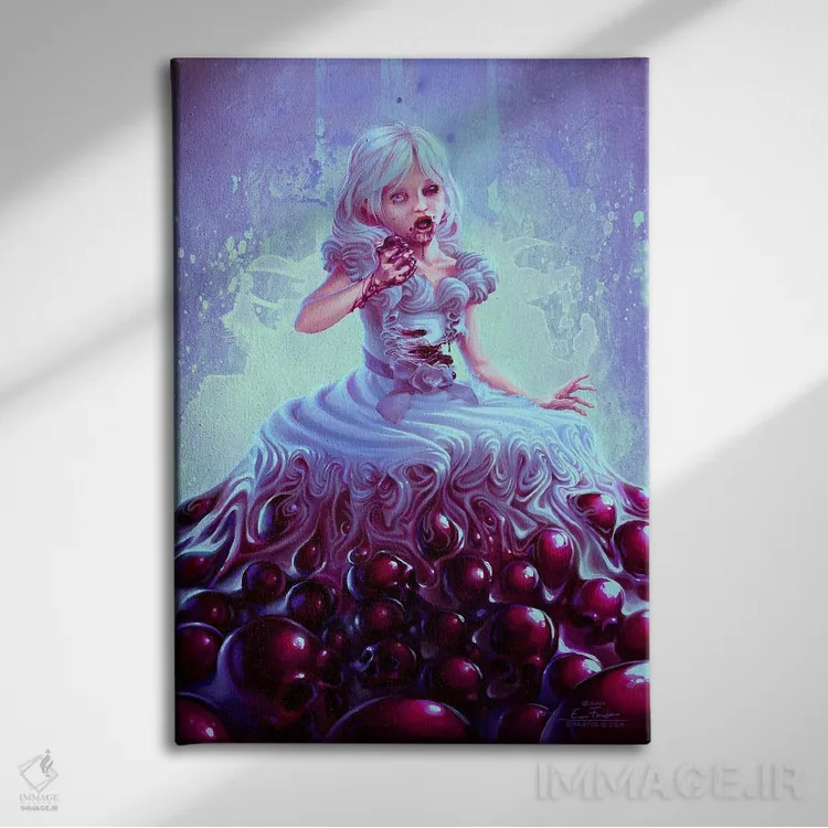 تابلو دکوراتیو شیرین دوست اثر اران فاولر - نمای روبهرو روی دیوار