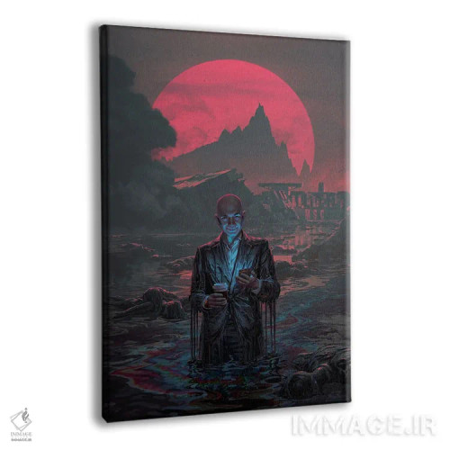 تابلو دکوراتیو کار طبق روال همیشگی اثر اران فاولر - نمای پرسپکتیو محصول