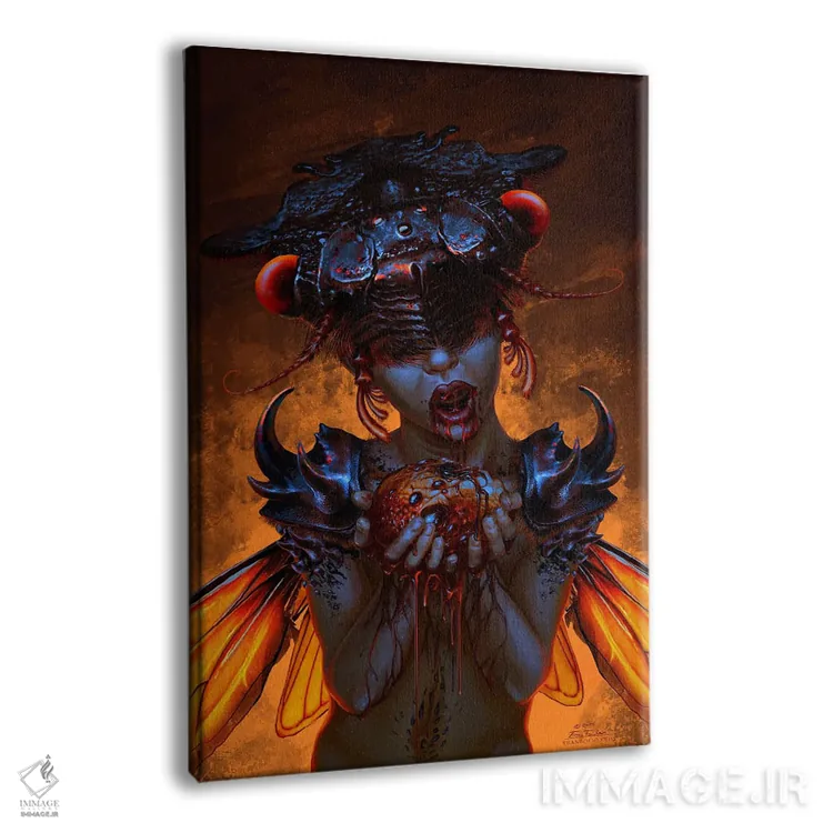 تابلو دکوراتیو زنجره اثر اران فاولر - نمای پرسپکتیو محصول