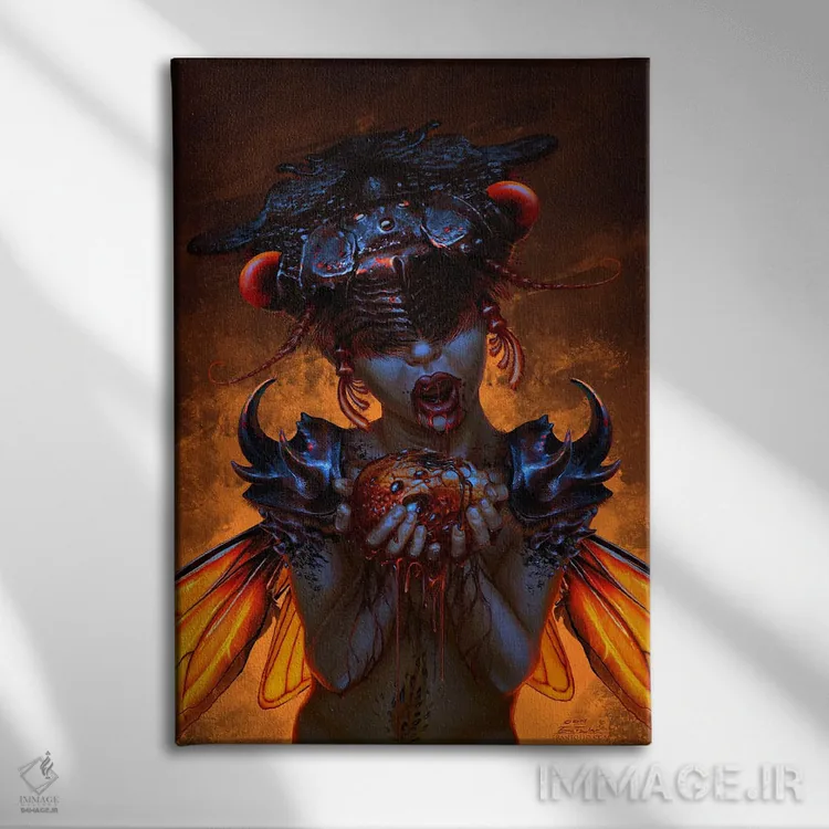 تابلو دکوراتیو زنجره اثر اران فاولر - نمای روبهرو روی دیوار