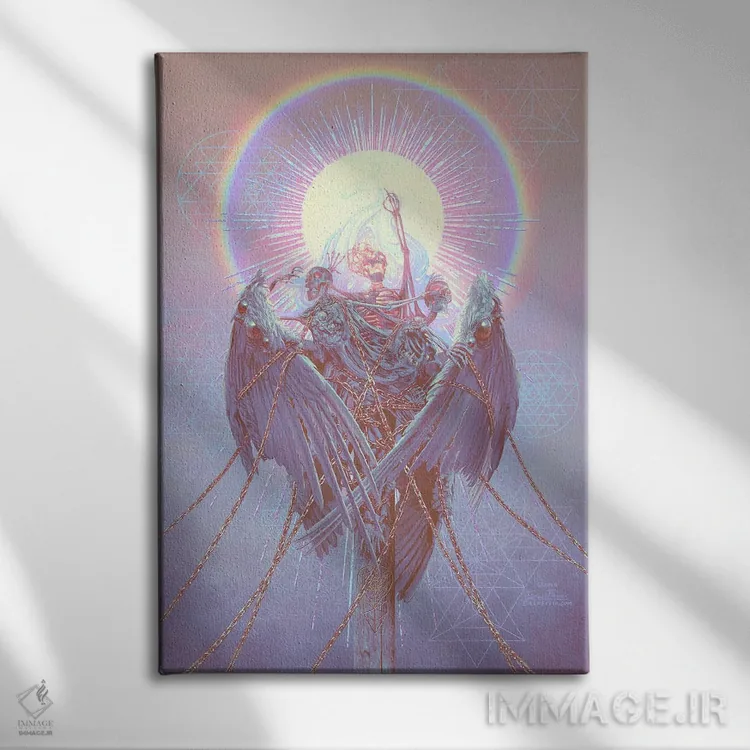 تابلو دکوراتیو بالاروی ناموفق اثر اران فاولر - نمای روبهرو روی دیوار