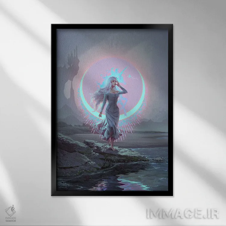 تابلو دکوراتیو همه چیز تغییر کرده است اثر اران فاولر - نمای قابدار مشکی