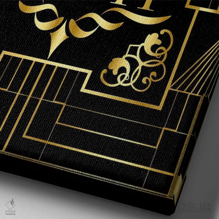 تابلو دکوراتیو باسن زیبا اثر امی فاکس دیزاینز - نمای نزدیک بافت بوم