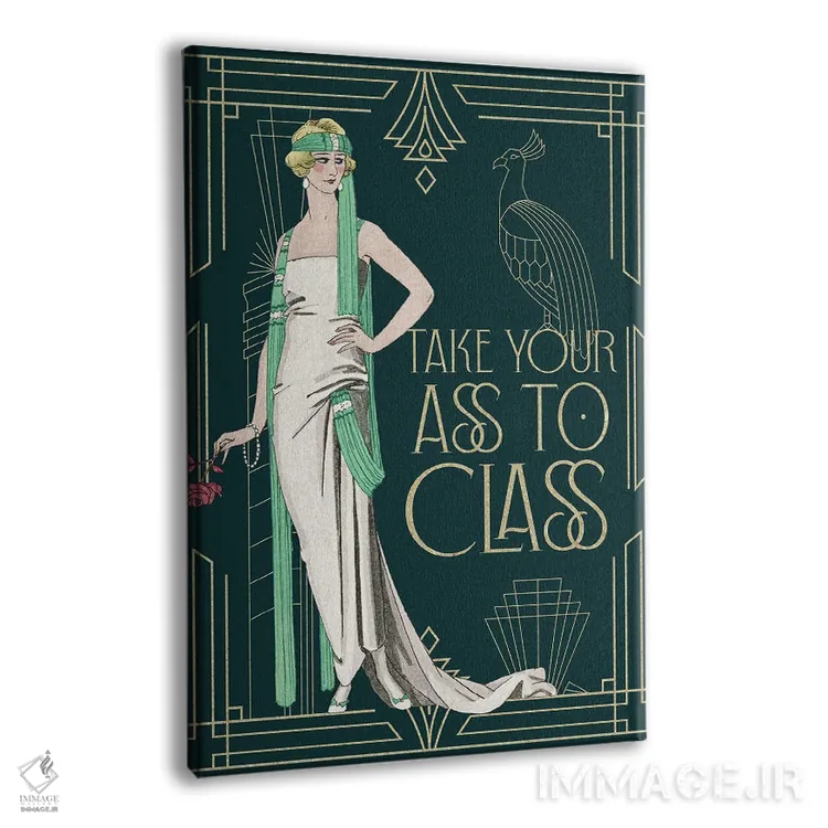 تابلو دکوراتیو برو سر کلاس اثر امی فاکس دیزاینز - نمای پرسپکتیو محصول