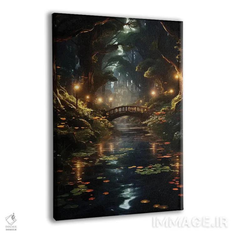 تابلو دکوراتیو پل فانتزی اثر امی فاکس دیزاینز - نمای پرسپکتیو محصول