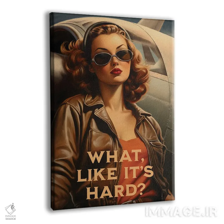 تابلو دکوراتیو مگر کار سختی است؟ اثر امی فاکس دیزاینز - نمای پرسپکتیو محصول