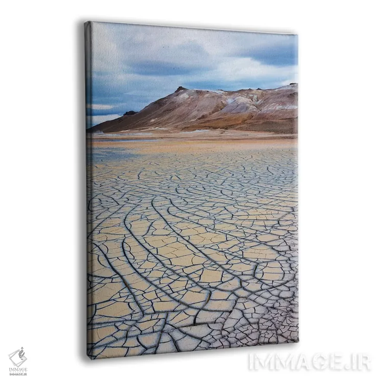تابلو دکوراتیو ایسلند، منطقه دریاچه مایواتن، ناحیه زمین گرمای هوریر، گل و لای.… اثر الن گاف - نمای پرسپکتیو محصول