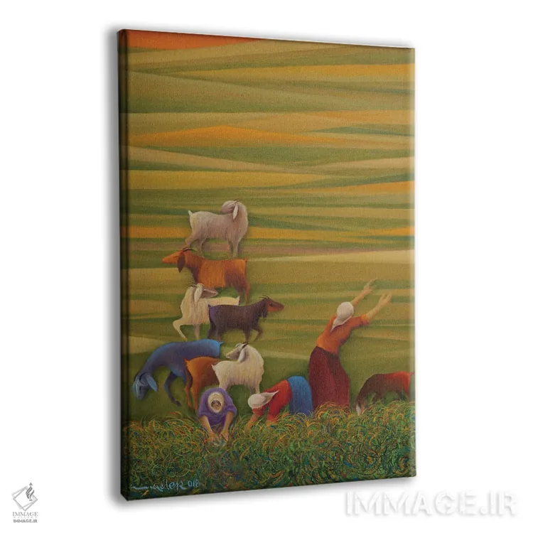 تابلو دکوراتیو کجایی؟ اثر امین گولر - نمای پرسپکتیو محصول