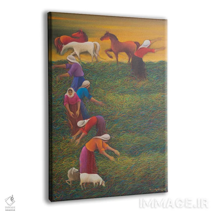 تابلو دکوراتیو تو همان بهاری اثر امین گولر - نمای پرسپکتیو محصول