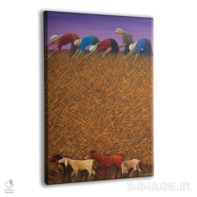 تابلو دکوراتیو پایان تابستان اثر امین گولر - نمای پرسپکتیو محصول