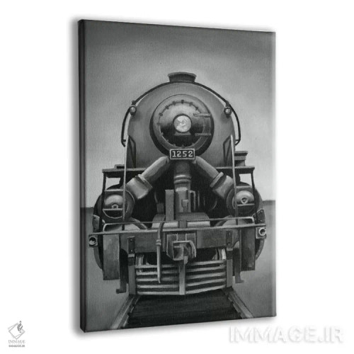 تابلو دکوراتیو قطار کلاسیک اثر اتان هارپر - نمای پرسپکتیو محصول