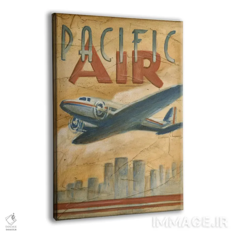 تابلو دکوراتیو هوای اقیانوس آرام اثر اتان هارپر - نمای پرسپکتیو محصول