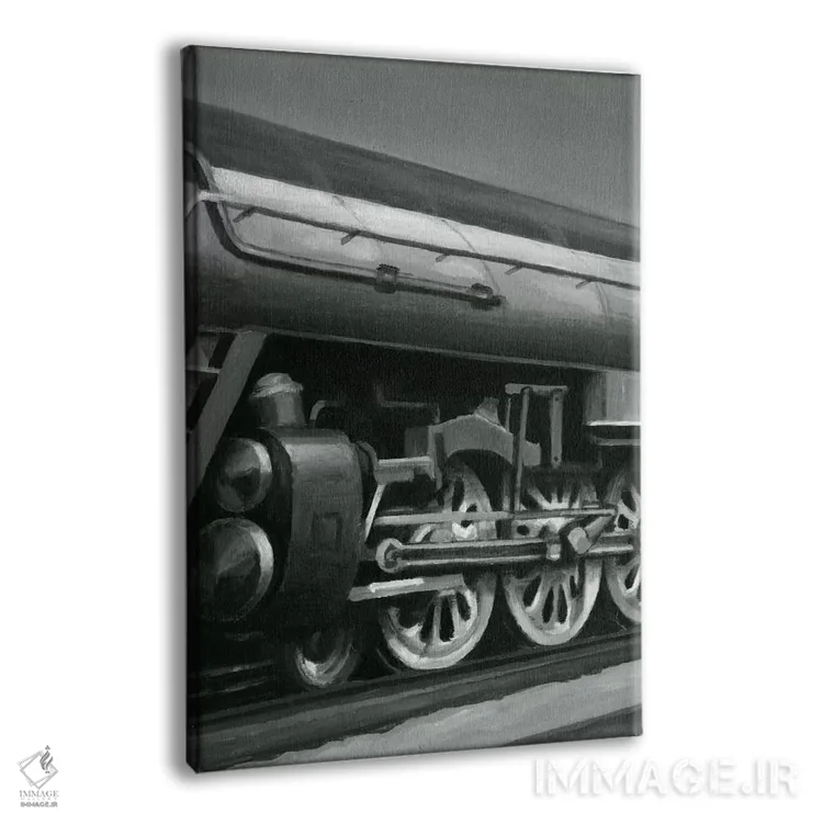 تابلو دکوراتیو لوکوموتیو کلاسیک II اثر اتان هارپر - نمای پرسپکتیو محصول