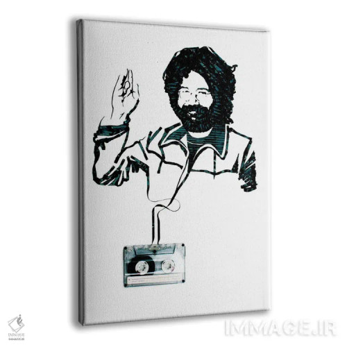 تابلو دکوراتیو جری گارسیا اثر اریکا آیریس - نمای پرسپکتیو محصول