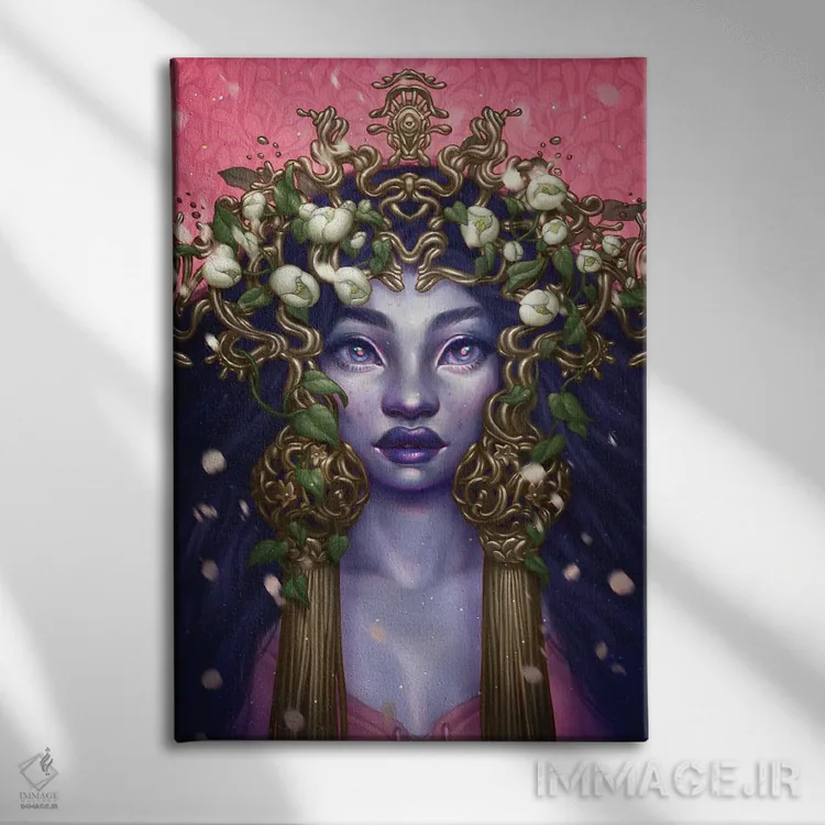 تابلو دکوراتیو آغاز اثر اجیوا ابنبه - نمای روبهرو روی دیوار