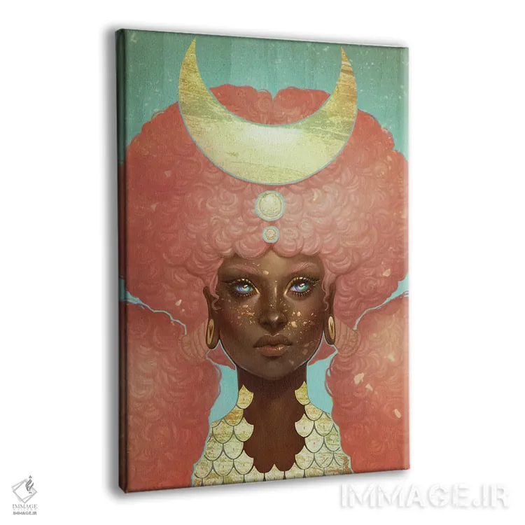 تابلو دکوراتیو درخشش اثر اجیوا ابنبه - نمای پرسپکتیو محصول