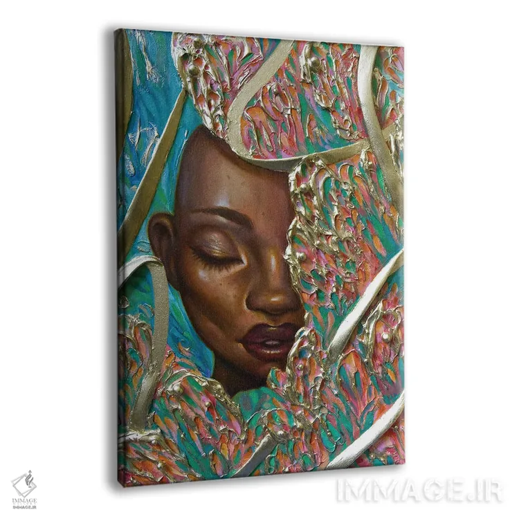 تابلو دکوراتیو فلورسانس اثر اجیوا ابنبه - نمای پرسپکتیو محصول